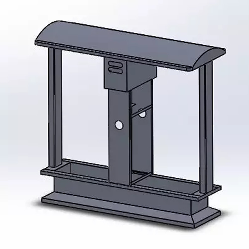 戶外分類不銹鋼垃圾桶結構圖3