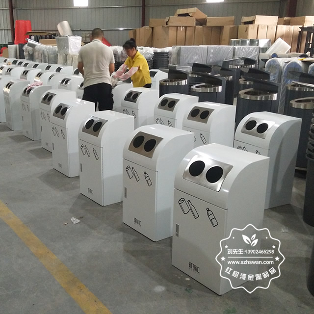 不銹鋼分類垃圾桶