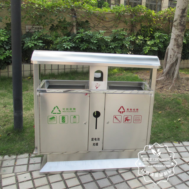 新型不銹鋼垃圾箱