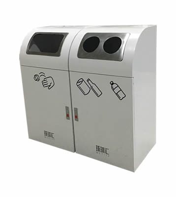 室內(nèi)組合式分類鋼制垃圾桶