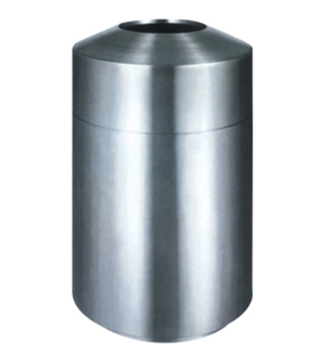 室內(nèi)立式單桶不銹鋼垃圾桶