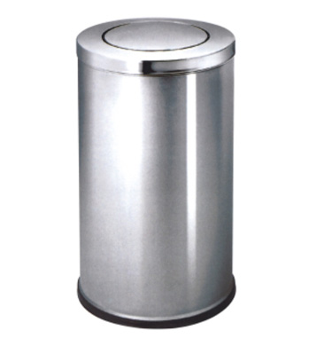 高檔室內港式翻蓋不銹鋼果皮箱