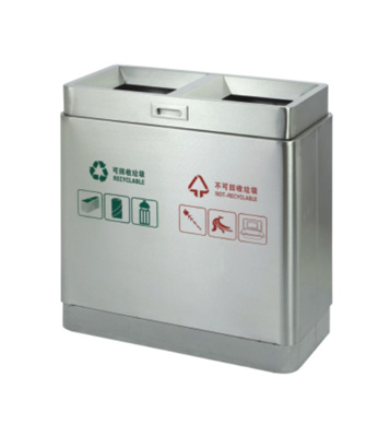 不銹鋼分類環保垃圾桶