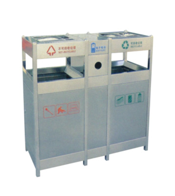 不銹鋼分類環保垃圾桶主圖