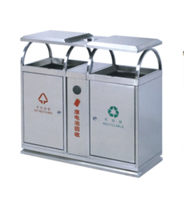 不銹鋼分類環保垃圾桶主圖
