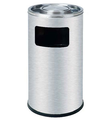 不銹鋼圓形商場(chǎng)垃圾桶