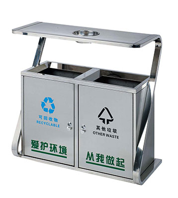 不銹鋼分類環(huán)衛(wèi)垃圾桶