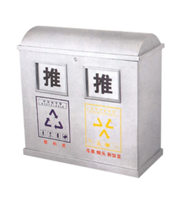 不銹鋼垃圾分類回收箱主圖