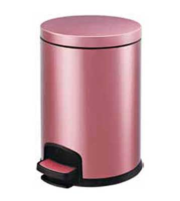 圓形全鋼腳踏式垃圾桶