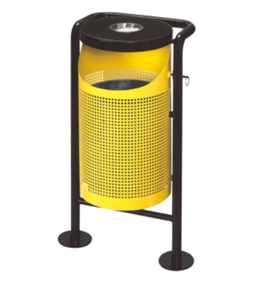 戶外鋼板沖孔垃圾桶