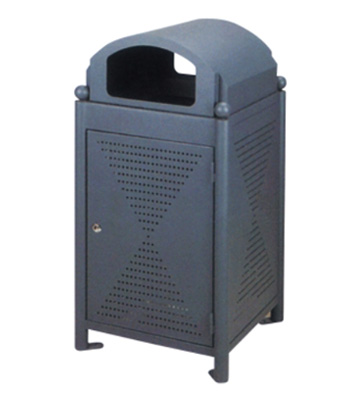 戶外鋼制沖孔果皮箱