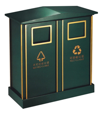 郵政定制分類鋼制垃圾桶