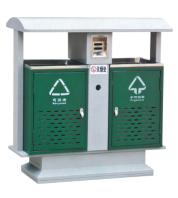 街道環(huán)衛(wèi)鋼制垃圾桶