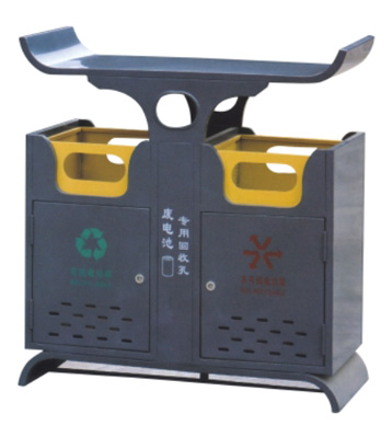 如意造型分類(lèi)鋼制垃圾箱