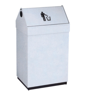 商場搖蓋鋼制垃圾桶