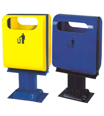 戶外社區鋼制垃圾桶