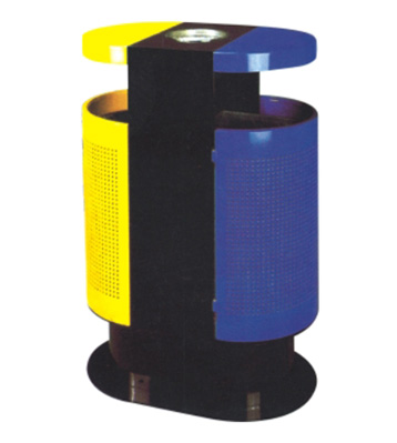 圓形戶外分類鋼制垃圾桶