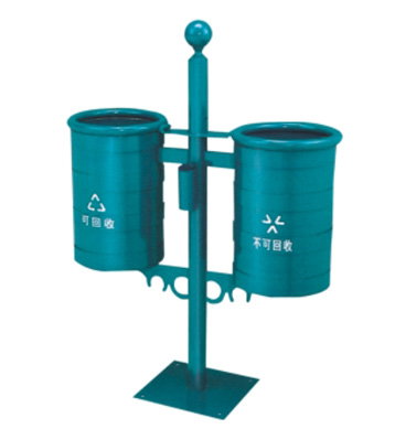 路燈式戶外分類垃圾桶