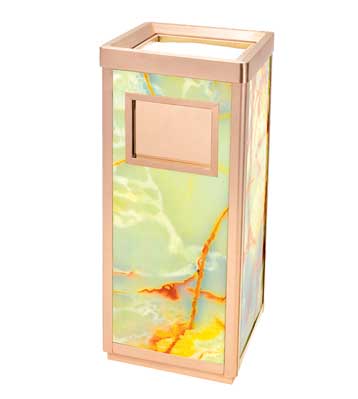 玫瑰金大理石煙灰垃圾桶