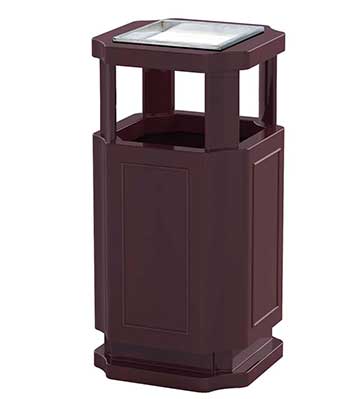 仿木園林垃圾桶