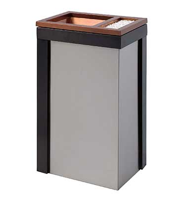 黑金商場煙灰垃圾桶