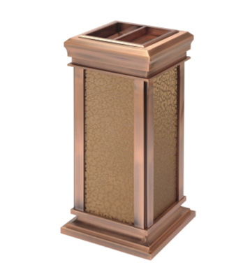 皇家座地玫瑰金煙灰桶