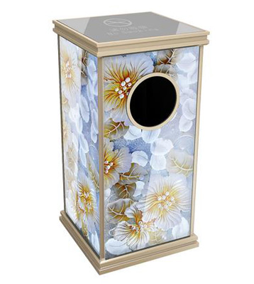 鈦金客房酒店垃圾桶