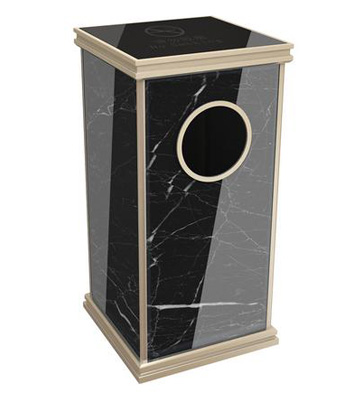 大理石電梯口垃圾桶