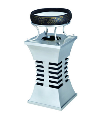 不銹鋼電梯口垃圾桶