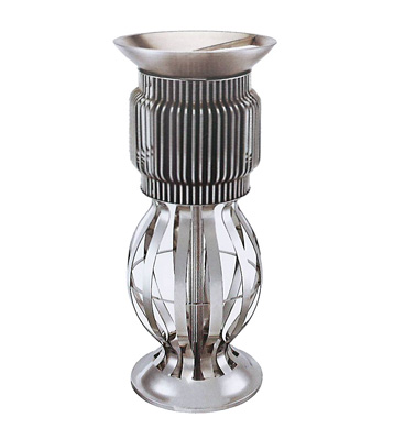 鳥巢不銹鋼座地煙灰桶