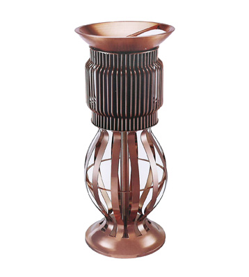 鳥巢玫瑰金垃圾桶