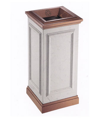 商業門店鈦金垃圾桶