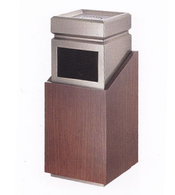 物業座地鈦金垃圾桶