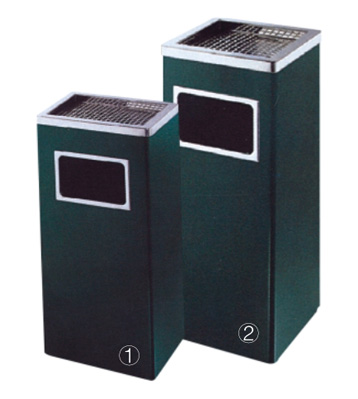 電鍍立式方形鐵皮果皮箱