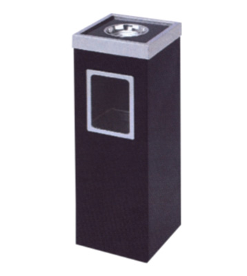 鐵板方角座地煙灰桶