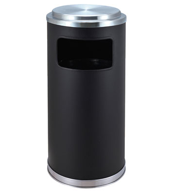 圓形金屬烤漆果皮箱