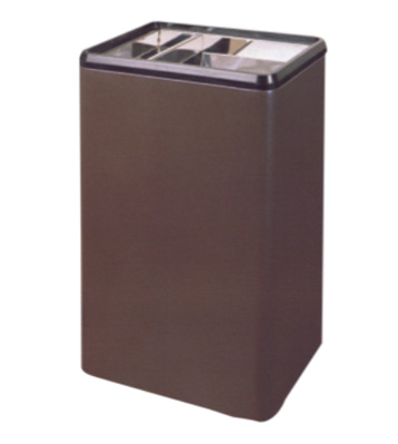 長形圓角鐵板垃圾桶