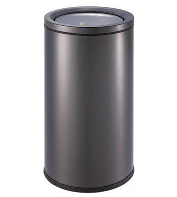 典雅烤漆鐵皮垃圾桶