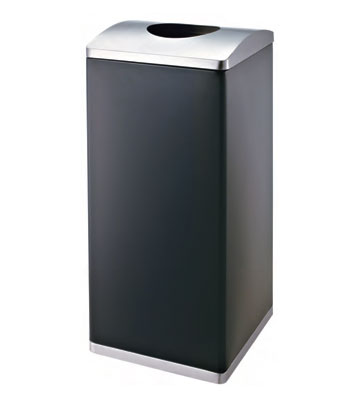 方形烤漆鐵皮垃圾桶