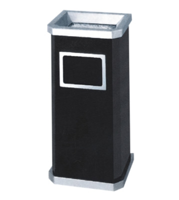 斜角座地鐵皮垃圾桶