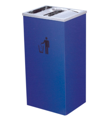 精品烤藍漆鐵皮垃圾桶