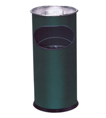 圓形敞口鐵皮垃圾桶
