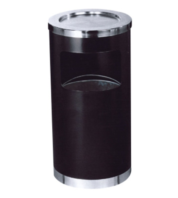 凹蓋座地鐵皮垃圾桶