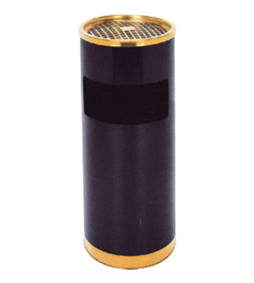 港式金色麗格鐵皮垃圾桶