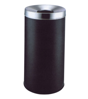 圓形斜口鐵皮垃圾桶