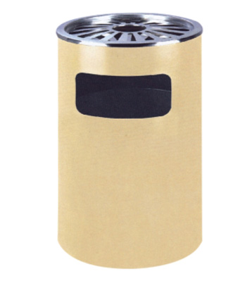 港式菊花格鐵皮垃圾桶