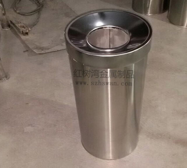 不銹鋼高頭斜口煙灰桶