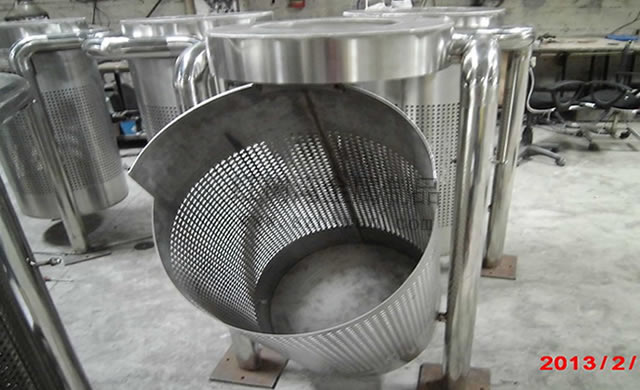 戶外單桶圓形垃圾桶